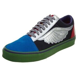 Vans Marvel Avengers Sneakers Mens 9 Womens 10.5 Old Skool Captain Ameri…